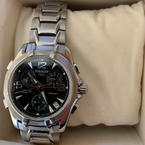 Tissot PR 100 alarm chronograph vintage watch